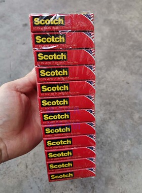 9元3M 思高600P不易脱胶发黄 附着力强度专业测试透明胶带