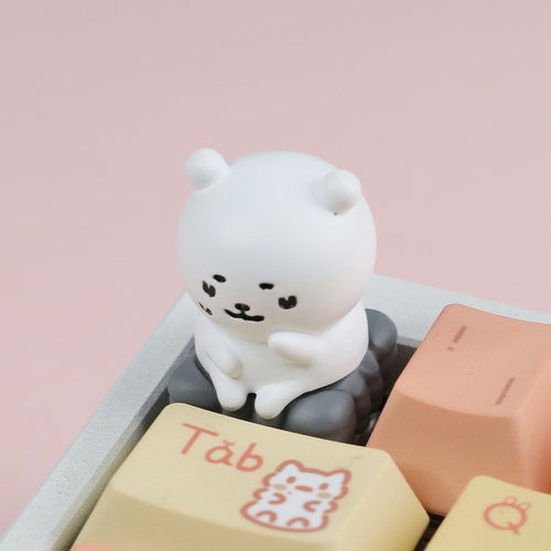 吉伊卡哇自嘲熊键帽单个可爱