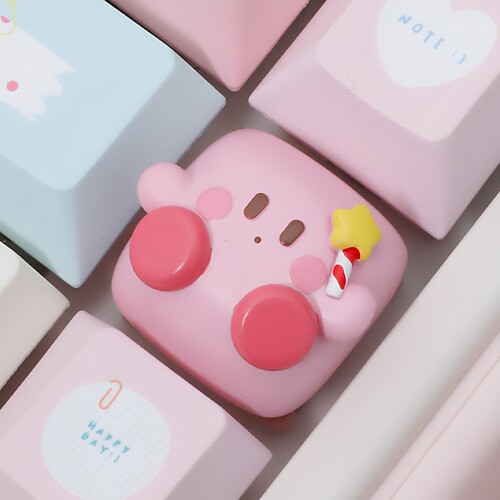 星之卡比可爱立体键帽单个