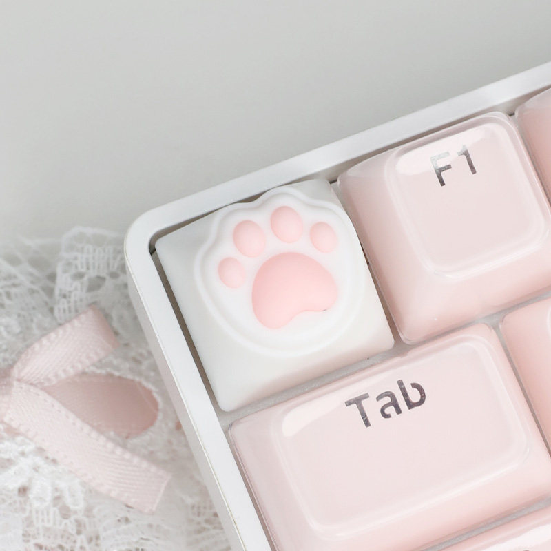 敲敲莓猫爪个性键帽机械键盘帽可爱ESC创意单个键帽送女礼物,电脑硬件/显示器/电脑周边,键帽,淘宝优惠券,粉丝福利购,淘宝优惠卷