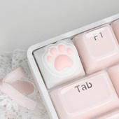 敲敲莓猫爪个性 键帽机械键盘帽可爱ESC创意单个键帽送女礼物