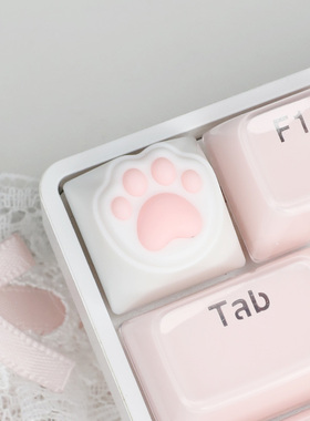 敲敲莓猫爪个性键帽机械键盘帽可爱ESC创意单个键帽送女礼物