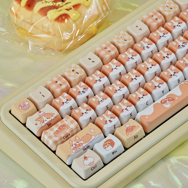 MOA热升华PBT猫猫头键帽图片