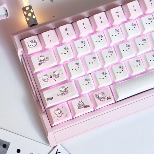 可爱HelloKitty幸福日键帽