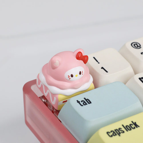 可爱凯蒂猫个性键帽创意礼物