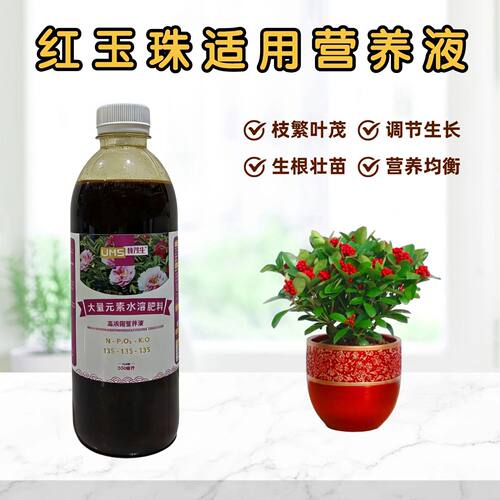 红玉珠浓缩营养液养花卉肥料