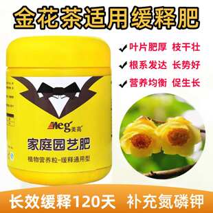 金花茶苗防城茶树缓释肥室内盆景地栽植物专用氮磷钾复合花卉肥料