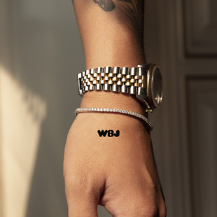 WBJ定制珠宝 2mm网球手链 搭配手链 纯银网球链 Tennis bracelet