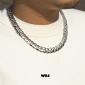 13mm素银古巴链 光金古巴链 cuba WBJ定制珠宝 chain hiphop