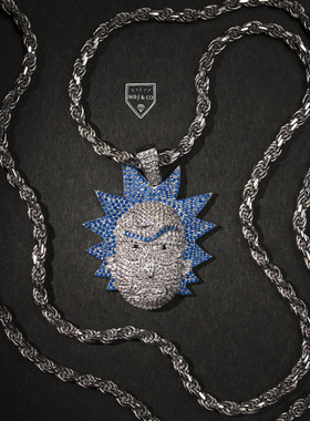 WBJ定制珠宝 rick and morty higher brothers melo 定制