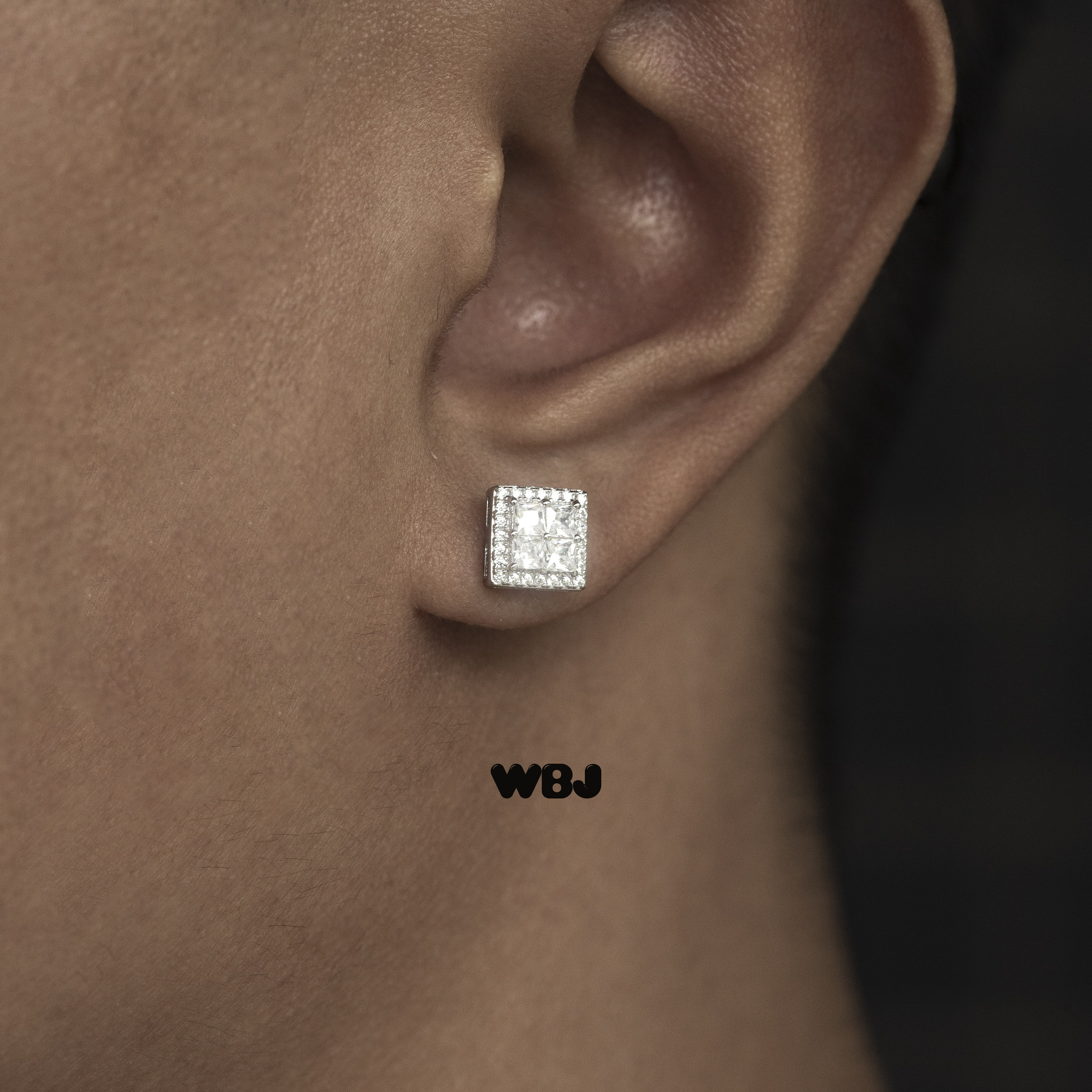 珠宝群镶镀金银饰耳钉全国包邮