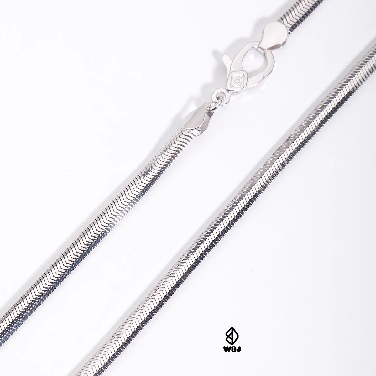 wbj定制珠宝4mm蛇骨链街头风