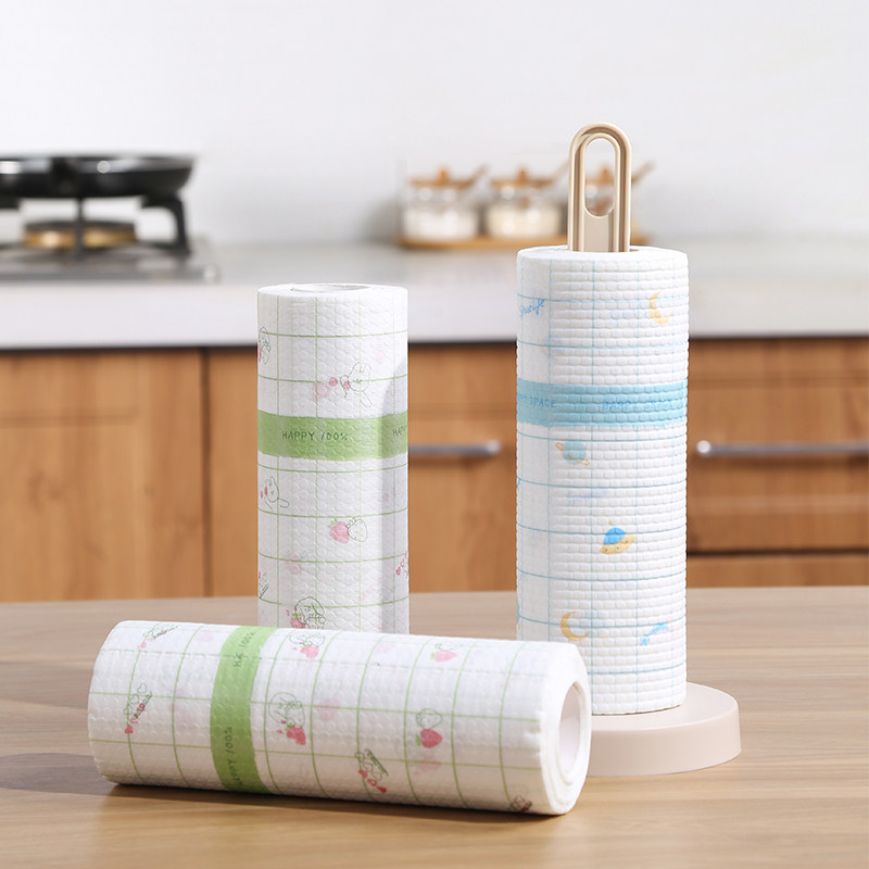 懒人抹布厨房干湿两用一次性纸巾洗碗家务清洁擦手纸可水洗无纺布