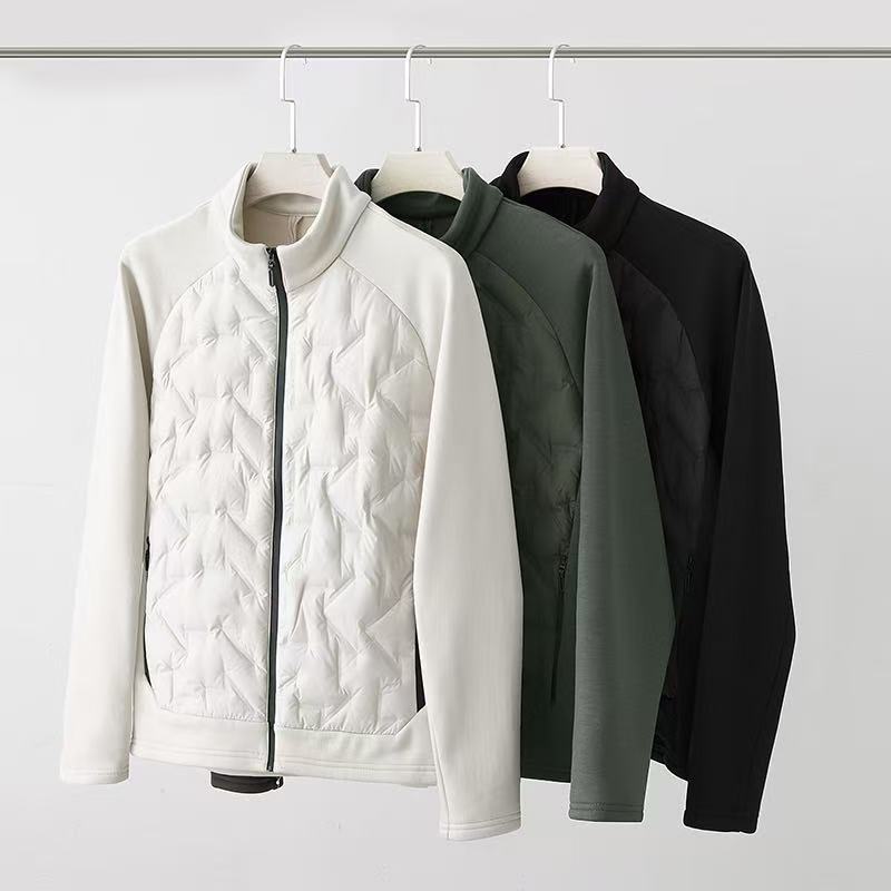 男款防风保暖摇粒绒外套羽绒衣