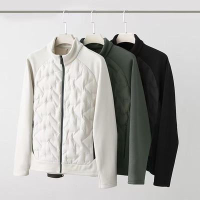 男款防风保暖摇粒绒外套羽绒衣