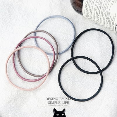 100条黑色橡皮筋发圈韩国头绳