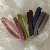 好用10条装 韩版 高弹力耐用扁皮筋扎高马尾无缝对接头绳防滑运动