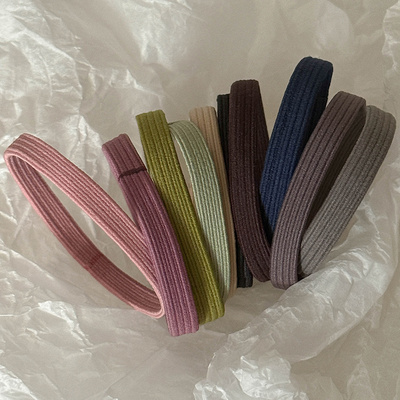 韩版高弹力扁皮筋头绳防滑运动