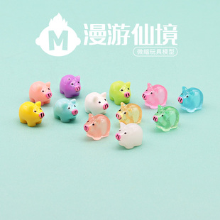 独立盲袋迷你微缩可爱小猪猪卡通动物模型玩具公仔模型孩子礼物