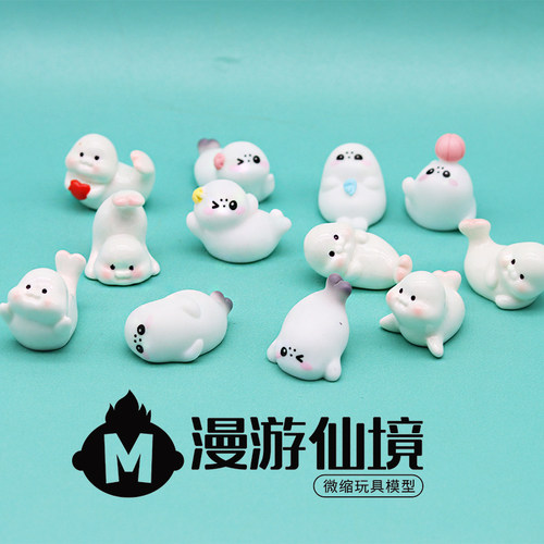 独立盲袋仿真动物海洋模型小海豹