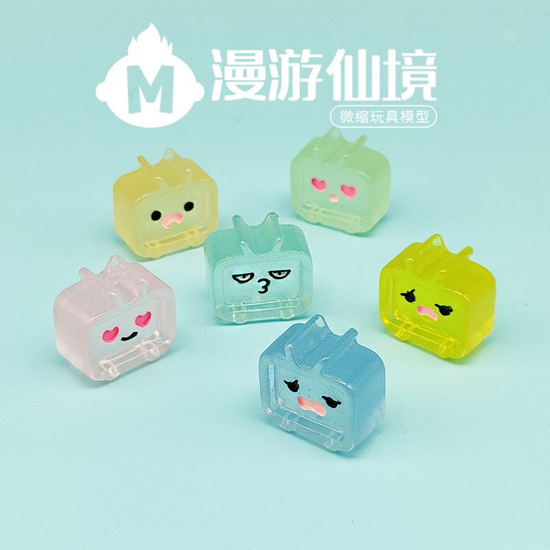 独立盲袋微缩迷你卡通小电视公仔