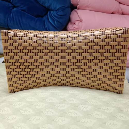 PE仿藤枕编枕凉枕夏凉枕头空心凉枕编汗蒸枕空心枕32cmx17cmx9cm