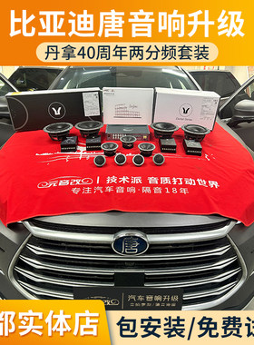 成都比亚迪音响改装比亚迪唐音响改装丹拿40周年236两分频喇叭