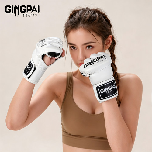 搏击泰拳半指拳套MMA-质保5年