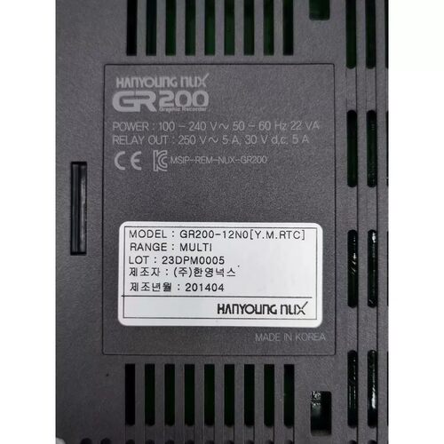 议价GR200-12N0，韩荣HANYOUNG NUX 高性能记
