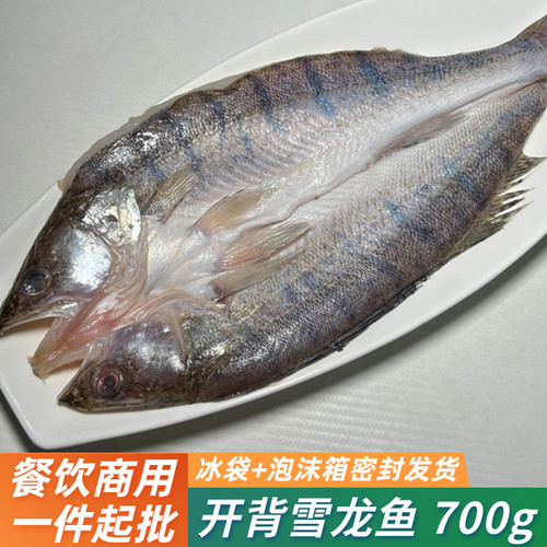天山雪龙鱼500-700g开背净膛腌制