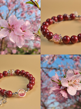 正品朱砂龙勾手链女款纯银足银龙本命年转运珠情侣手串男饰品礼物