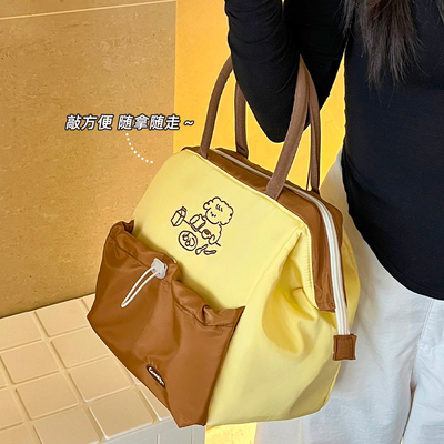 饭盒包上班族带饭的手提袋子小学生加厚铝箔防水午餐保温袋便当包