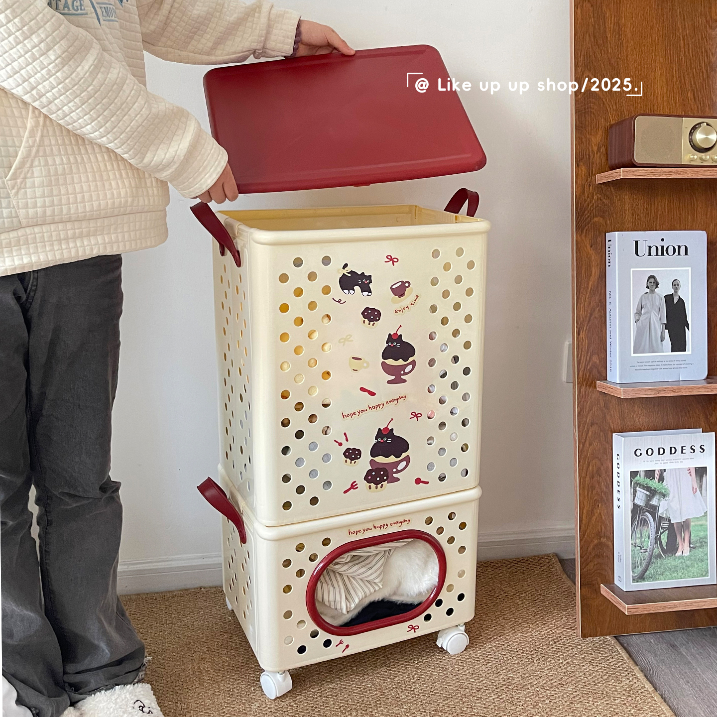 高颜值脏衣篓家用可折叠脏衣服收纳筐脏衣篮卫生间放衣服神器衣物