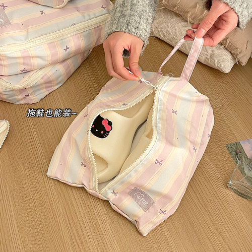 鞋袋收纳袋旅行鞋子防尘袋手提旅游便携运动健身装鞋子神器收纳包