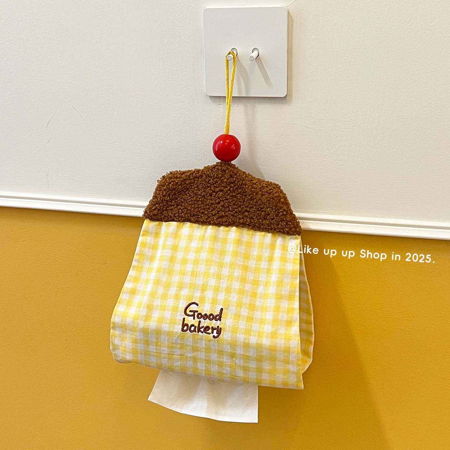 ins风纸巾盒抽纸盒壁挂式车载悬挂式纸巾挂袋卫生间洗脸巾收纳包