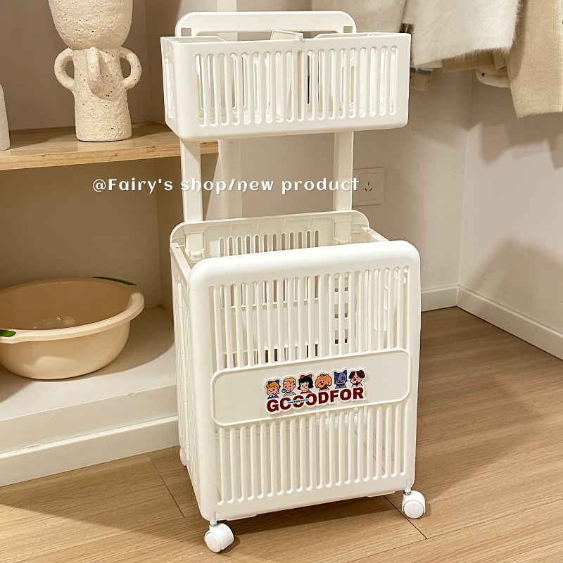 浴室脏衣篮推车脏衣篓卫生间放脏衣服神器洗手间厕所脏衣筐可折叠,收纳整理,脏衣篮,淘宝优惠券,粉丝福利购,淘宝优惠卷