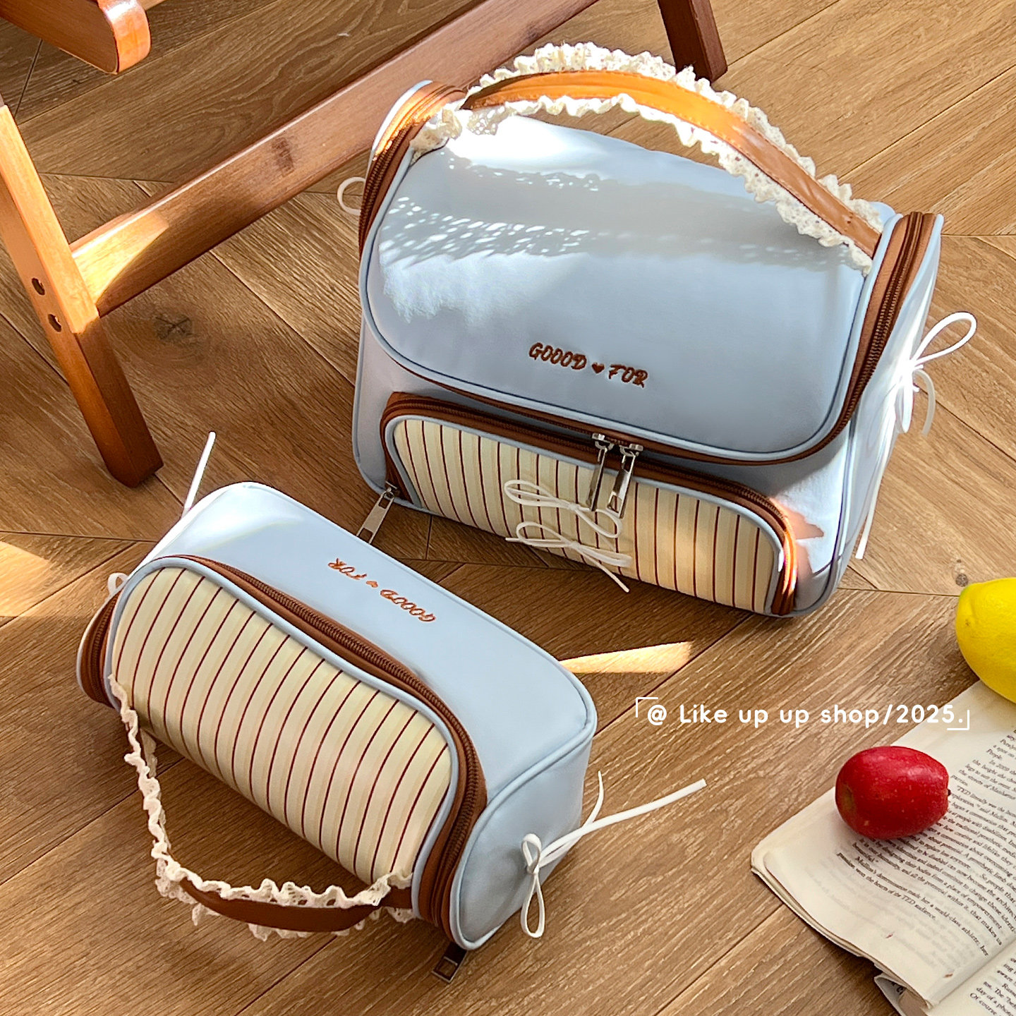 ins风化妆包女大容量化妆刷收纳包2025新款分区外出便携旅行洗漱