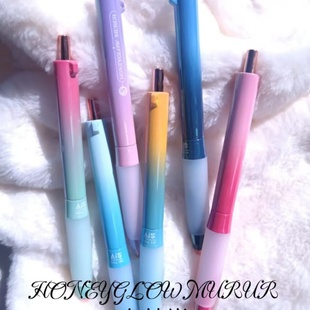 布拉米F6012低重心A15双珠笔头0.5m按动中性笔进口油墨速干顺滑