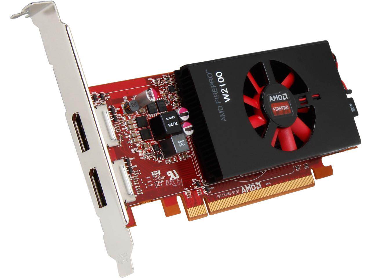 DELL原装显卡AMD FirePro W2100 2GD3 DP*2服务器专业图形卡2K 4K