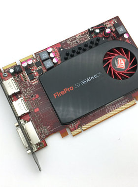 拆机DELL原装显卡 蓝宝石 ATI FirePro V4800 1G D5 DP专业图形卡