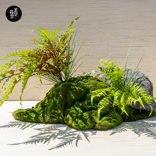 美空花舍苔藓包地貌成品绿植定制