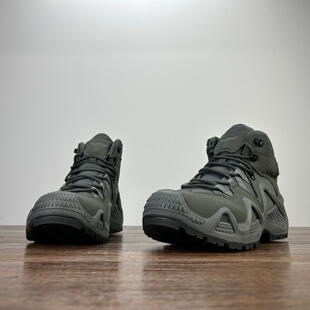 好货！加拿大 外贸男户外防沙战术沙漠靴高帮厚底增高防滑工装靴