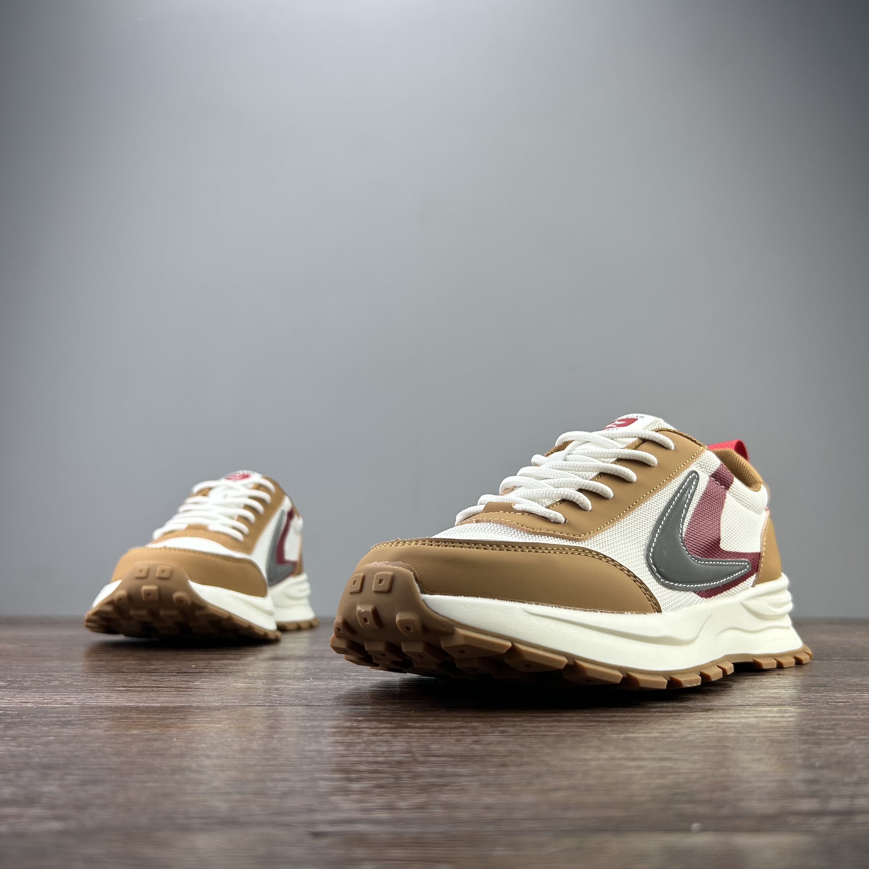 外贸春秋男运动休闲鞋板鞋厚底
