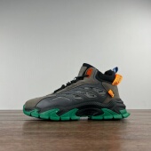 外贸男士 冬季 运动休闲高帮老爹鞋 真皮加棉 长绒保暖棉鞋 厚底百搭