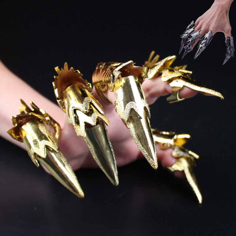 万圣节cosplay恶搞整蛊吓人道具巫婆装扮指甲套僵尸吸血鬼手指套