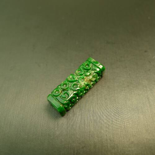 翡翠路路通转运珠桶珠吊坠