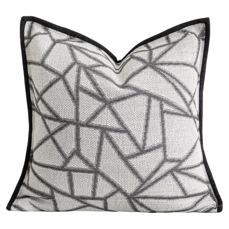 新中式卧室软装床品套件米咖色棉麻搭毯床尾巾床头靠枕民宿