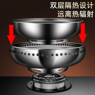 双层不锈钢燃气灶防风罩节能罩聚火圈燃气煤气炉灶支架配件家用