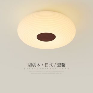 卧室灯新款 简约网红条纹苹果吸顶灯北欧创意餐厅书房玄关走廊灯具