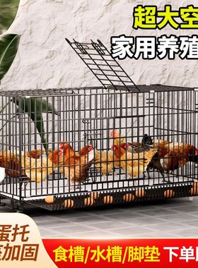鸡笼子家用大号阳台室外农村养鸡笼鸡舍鸡窝鸭子笼鹅笼户外养殖笼